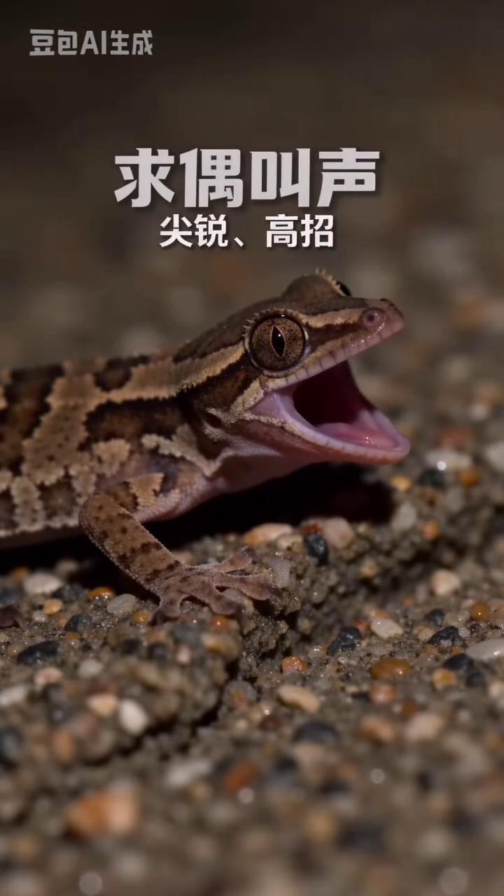 你知道吗？壁虎其实是会叫的，原来它们是有声的。