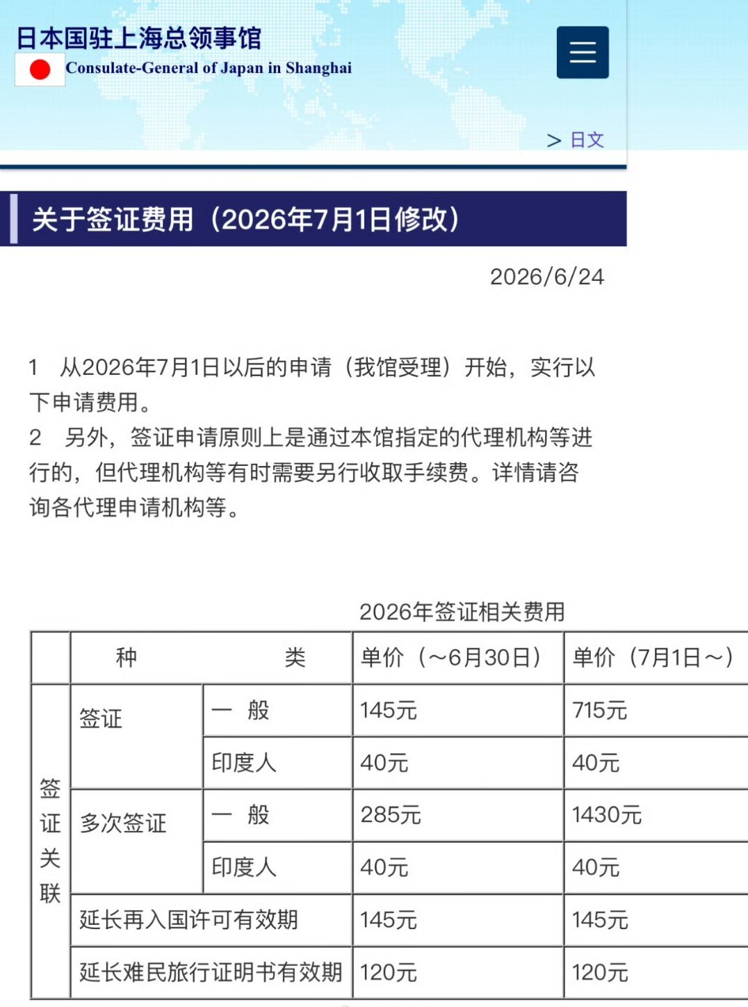 阿三的签证费只要40元，喜欢日本又不想交签证费，可以马上去申请入籍印度！