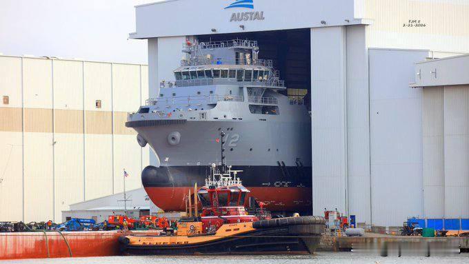 🇺🇸为美国海军建造的多用途远洋拖船“所罗门·阿特金森”号（T-ATS 12）