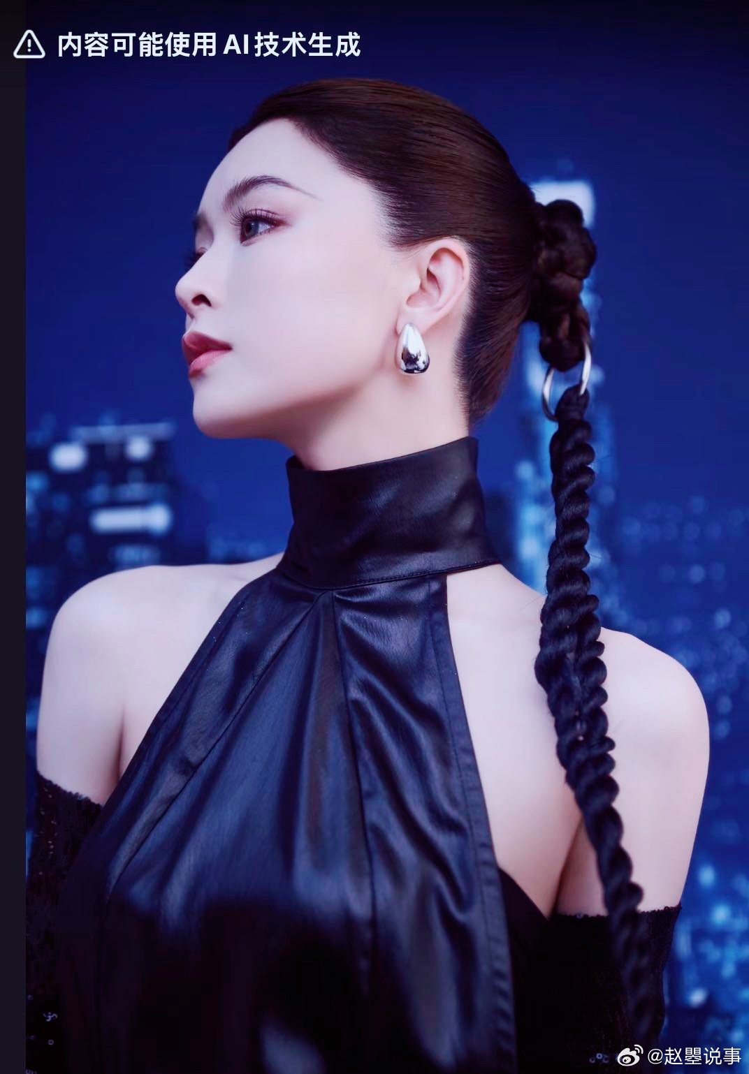 文咏珊被系统识别成AI生成了  谁懂文咏珊的美啊！精致得像建模，气质又清冷高级，