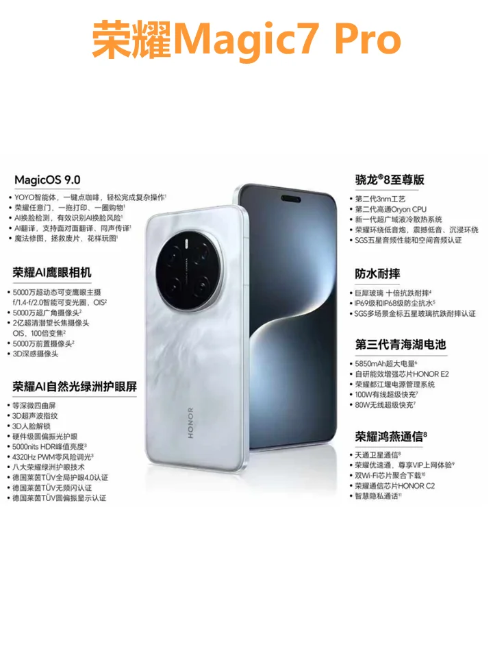 荣耀Magic7手机，越AI，越懂你🥰