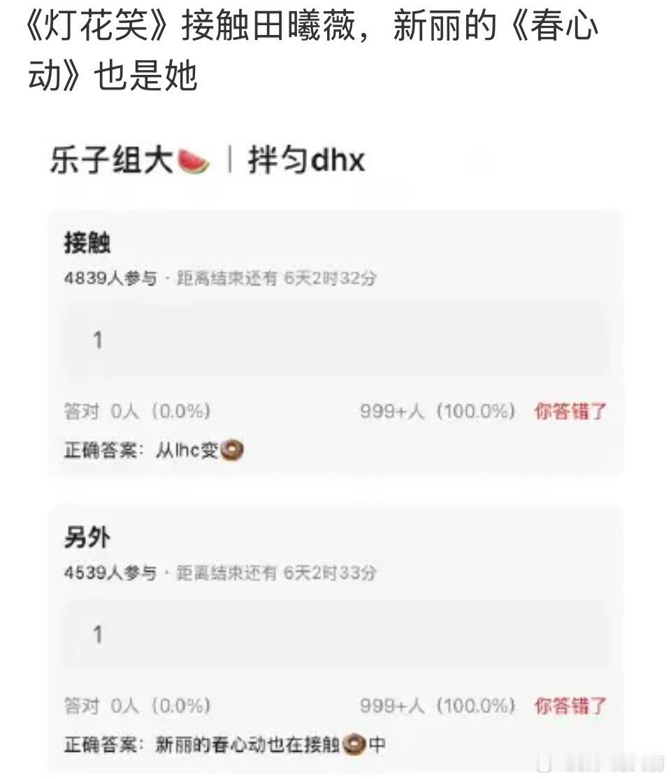 灯花笑给田曦薇 挺好的🙏支持了 