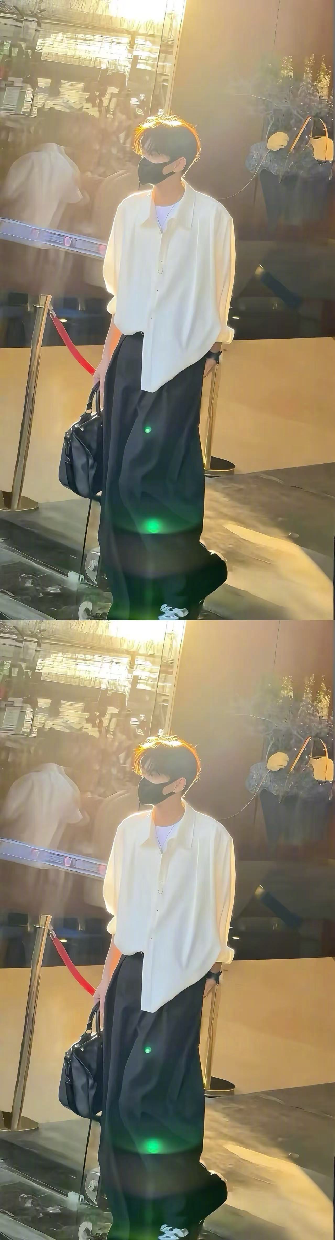 田栩宁一件衣服穿了五年田栩宁无可挑剔的身材！穿什么都好看！这头身比，衣服穿他身上
