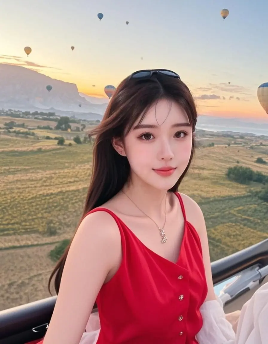 夕野红裙影 原来ai写真可以这么美 人生总得有一套ai写真吧 谁拍谁好...
