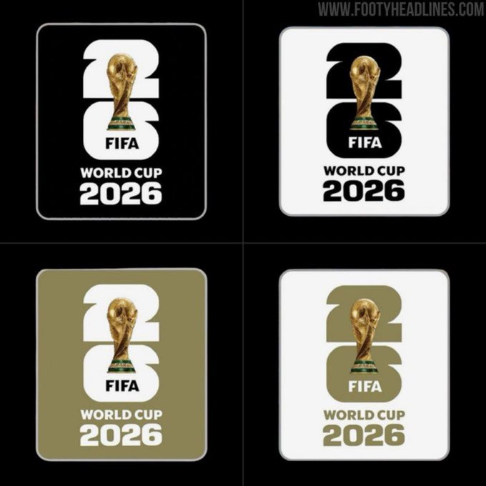 🚨👕 国际足联将为2026年世界杯上每个国家队推出全新的袖标设计。🌍徽章设
