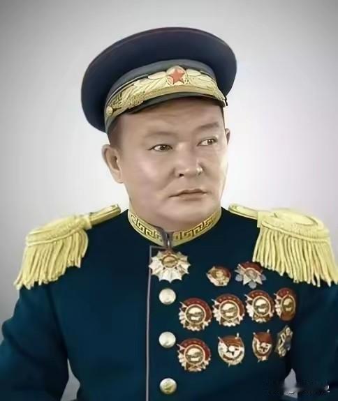 看清这个胸前挂满勋章的人，他是中华民族的罪人。就是他跟外人勾结，把外蒙古硬生生推