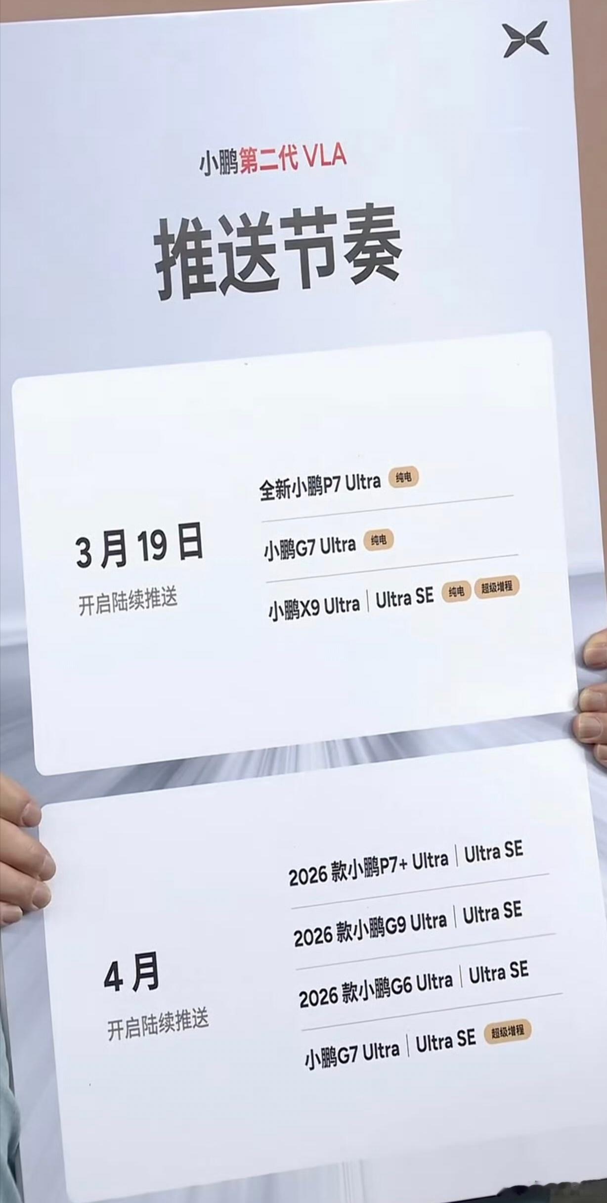 何小鹏直播第二代VLA推送刚在何小鹏直播间扒清楚了第二代VLA的推送节奏，整理给