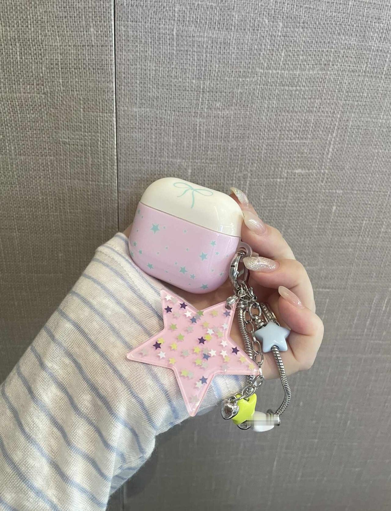 好少女心的粉粉薄荷绿星星🎀💗🧼🎧
airpods AirPods保护套 