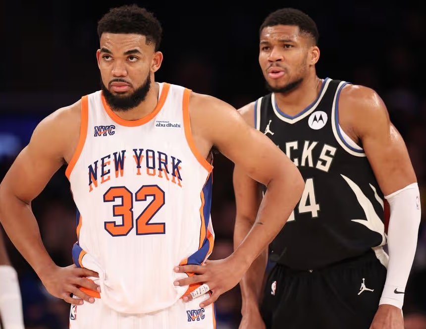 Sam Amick：上个休赛期，尼克斯想用唐斯换字母哥的想法让唐斯感到不爽。几个