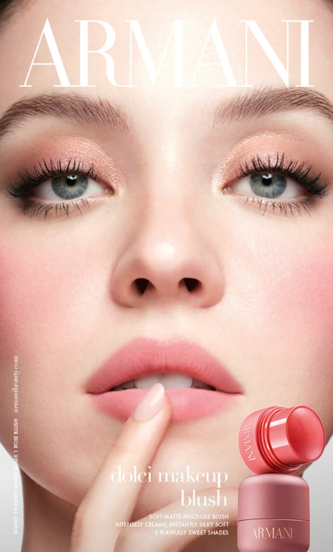 Sydney Sweeney x ARMANI Beauty Fall Camp