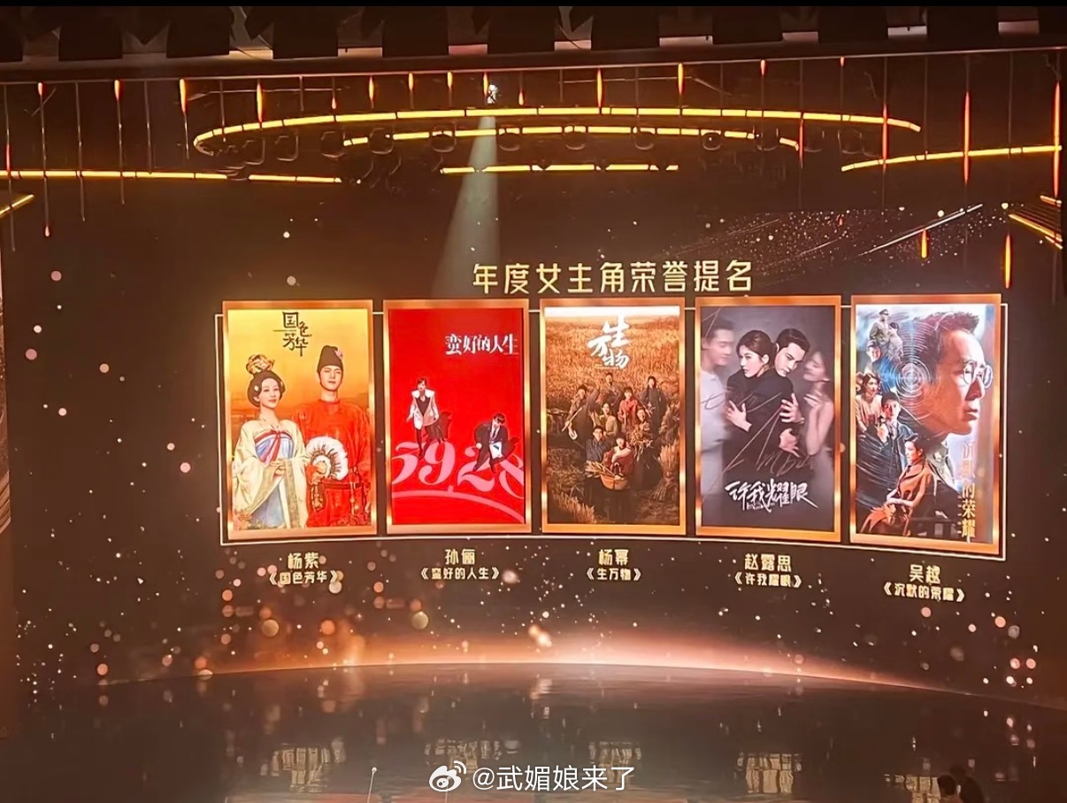 恭喜赵露思凭借《许我耀眼》提名金树林年度女主角！👏许妍优秀！ 