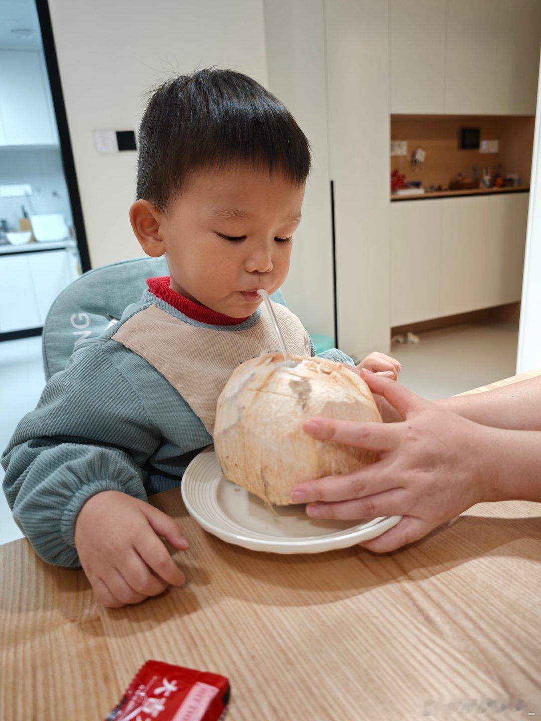 这次从海口带过最重磅的四个东西——四个椰子