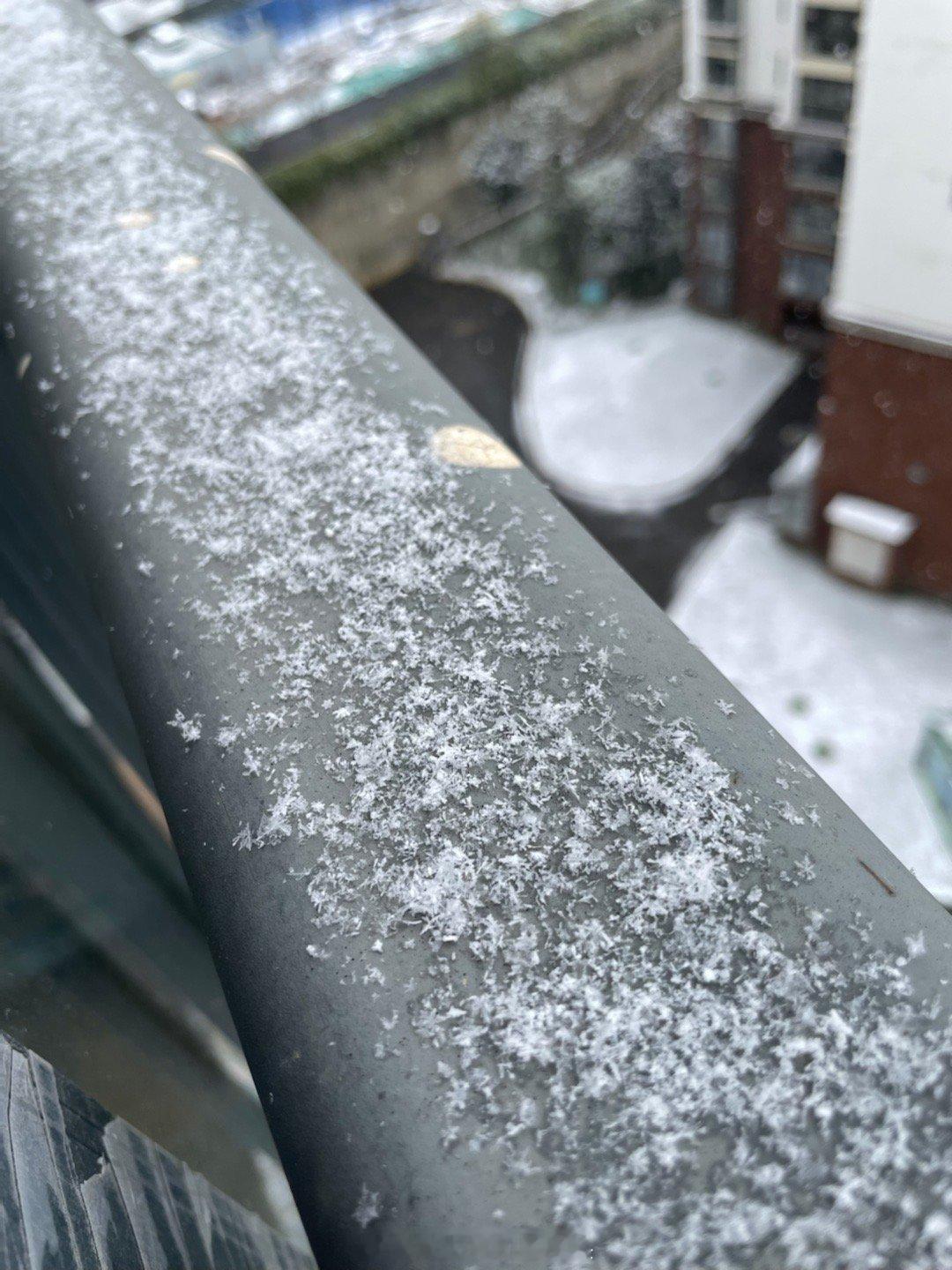#下雪# 大了大了！对贵阳来说算大雪了！ ​​​