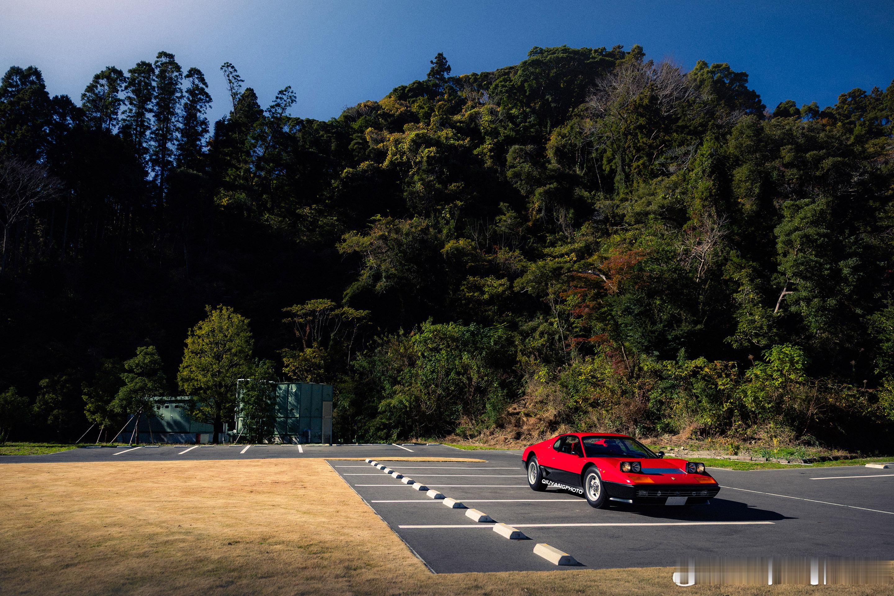 Ferrari 512 BB cars01豪车拍 在Magarigawa 门头拍