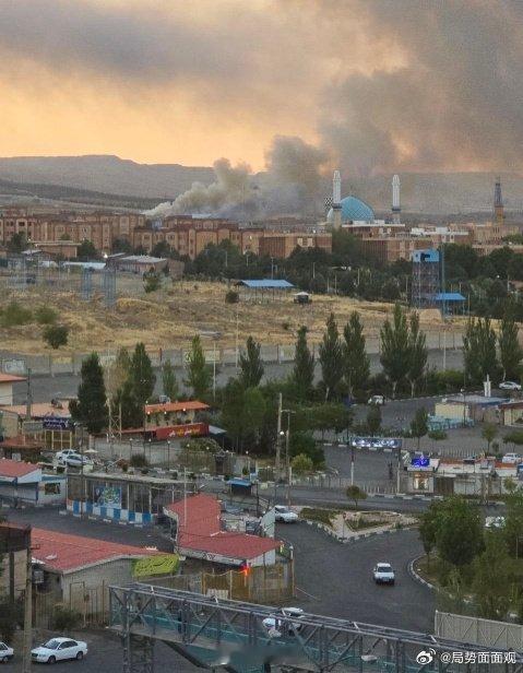 【伊朗德黑兰及附近多地传出巨大爆炸声】总台记者获悉，当地时间18日凌晨5时伊朗首