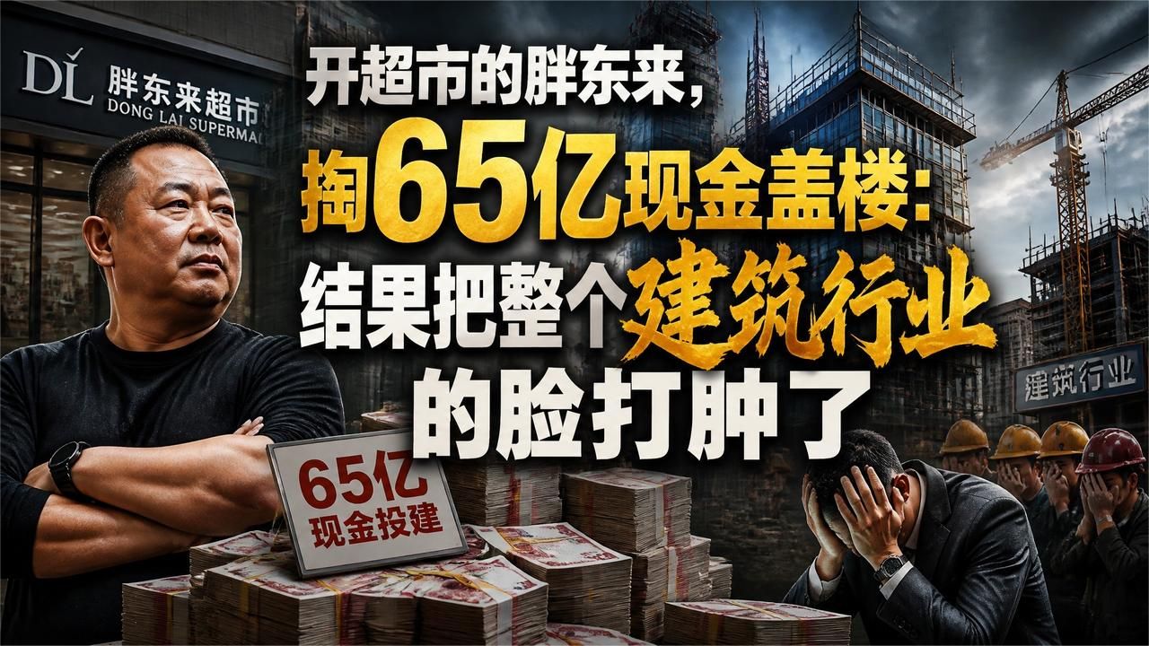 开超市的胖东来，掏65亿现金盖楼：结果把整个建筑行业的脸打肿