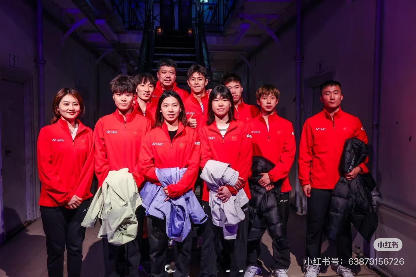 国羽2026年汤尤杯 晚宴合影中国羽毛球队 图片来源：BWF 