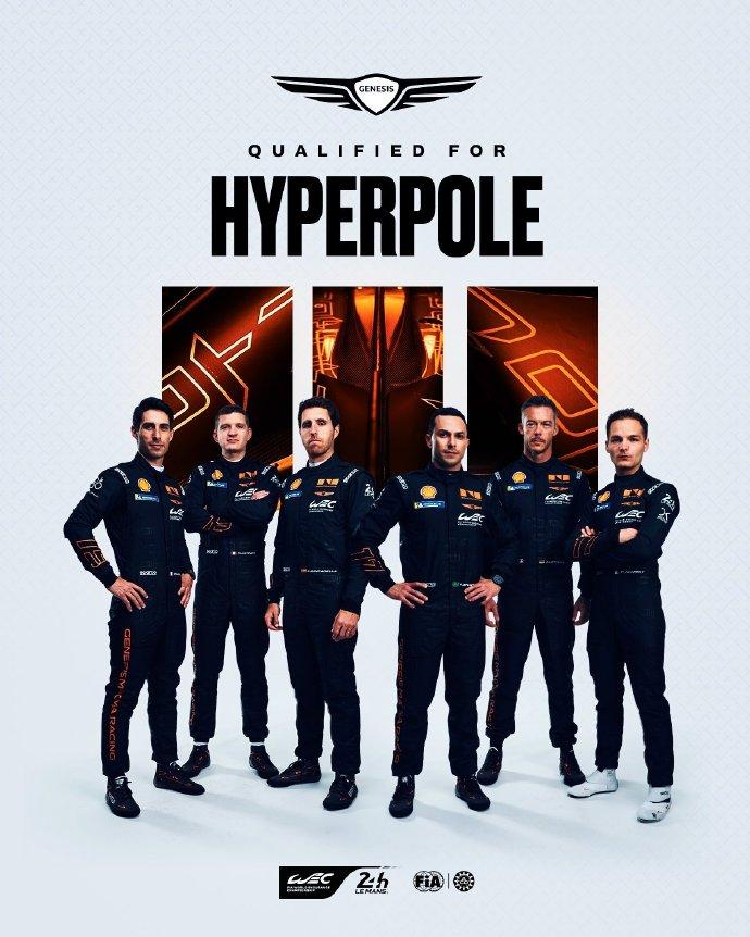 捷尼赛思勒芒首秀闯入Hyperpole，双车组拿积分了
捷尼赛思勒芒24小时耐力