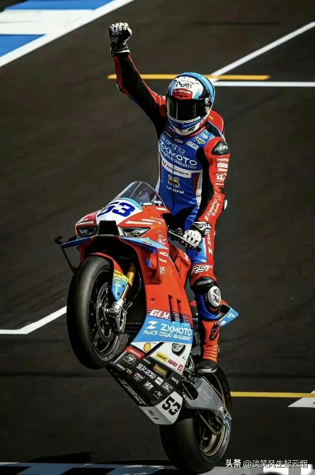 张雪机车圆了少年时代的梦想!

那是上世纪九十年代了，博主就喜欢看体育大世界里的