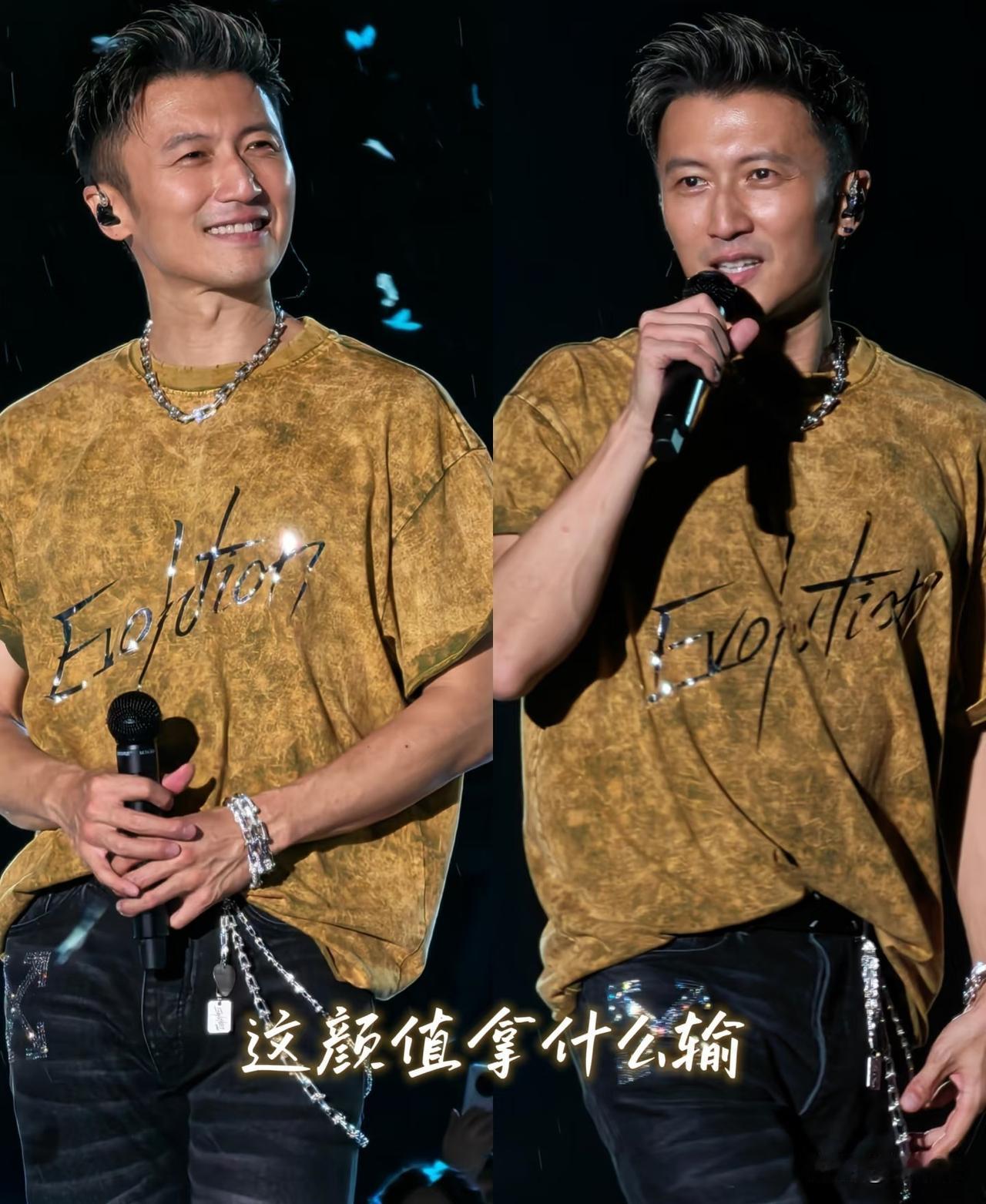 他会唱会跳会做饭，什么都会。
❶谢霆锋的成名曲是《因为爱所以爱》，2000年发行
