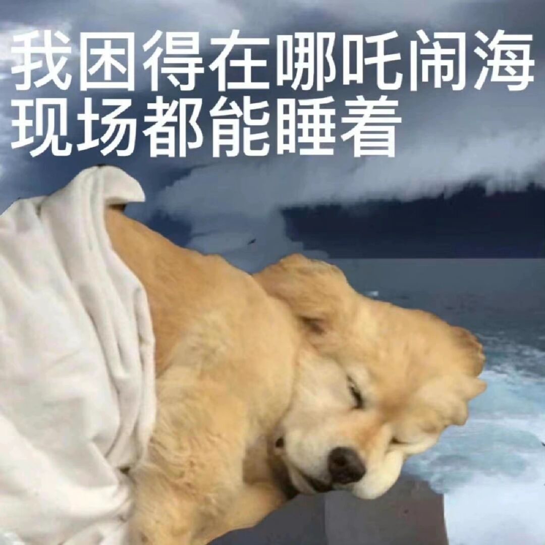#艾特一个早上六点陪你吃早餐的人#困的一b 表情包[困]#趣过夏天# ​​​