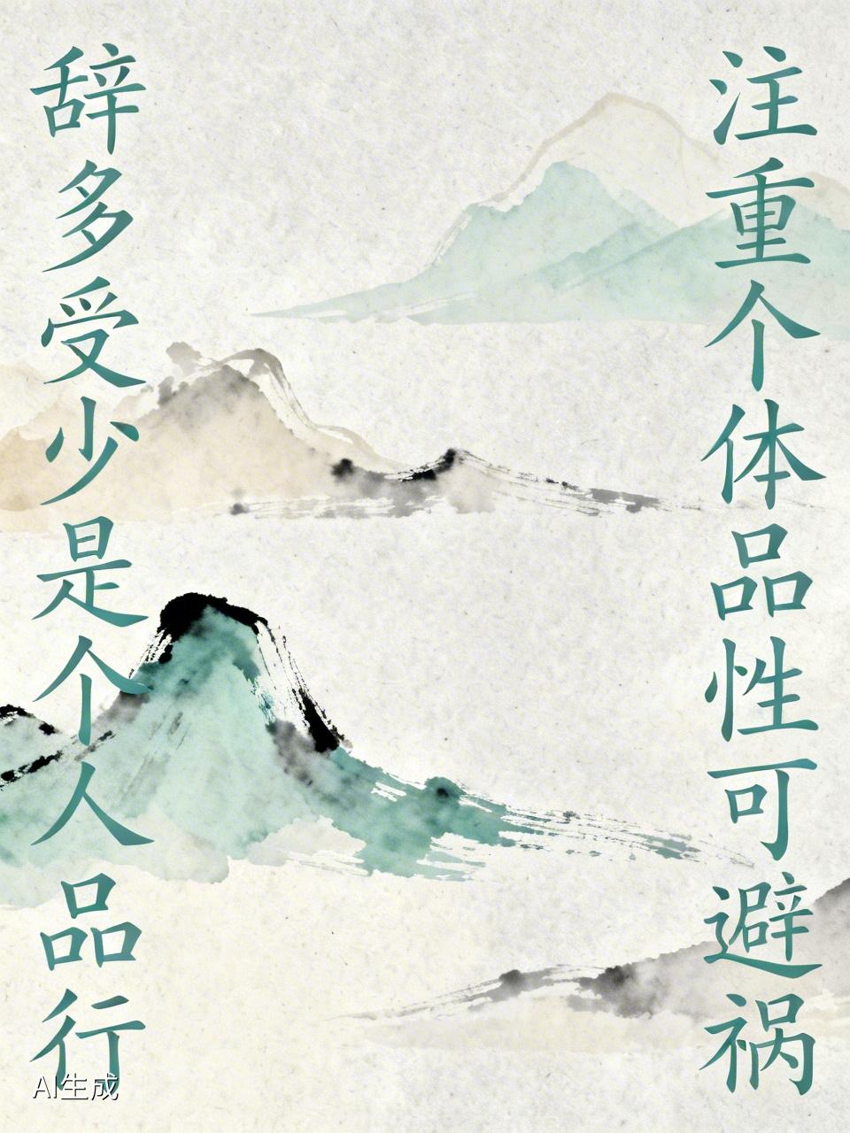 辞多受少是个人品行，不能由此推断是个人所属群体所具有的品行，择善而交，择贤而任，