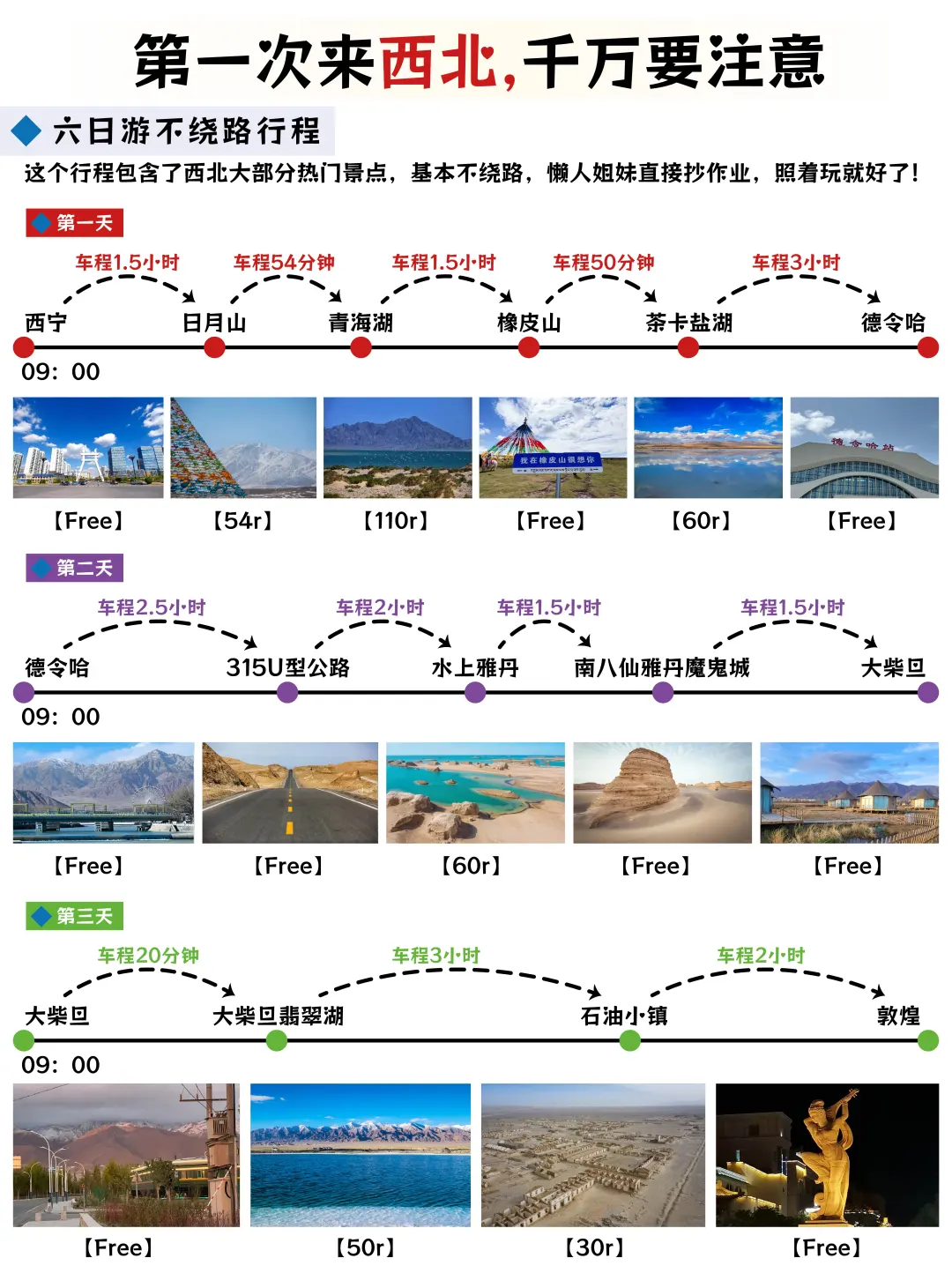 西北2025本地6日游小团来啦❗️纯玩🈚套路