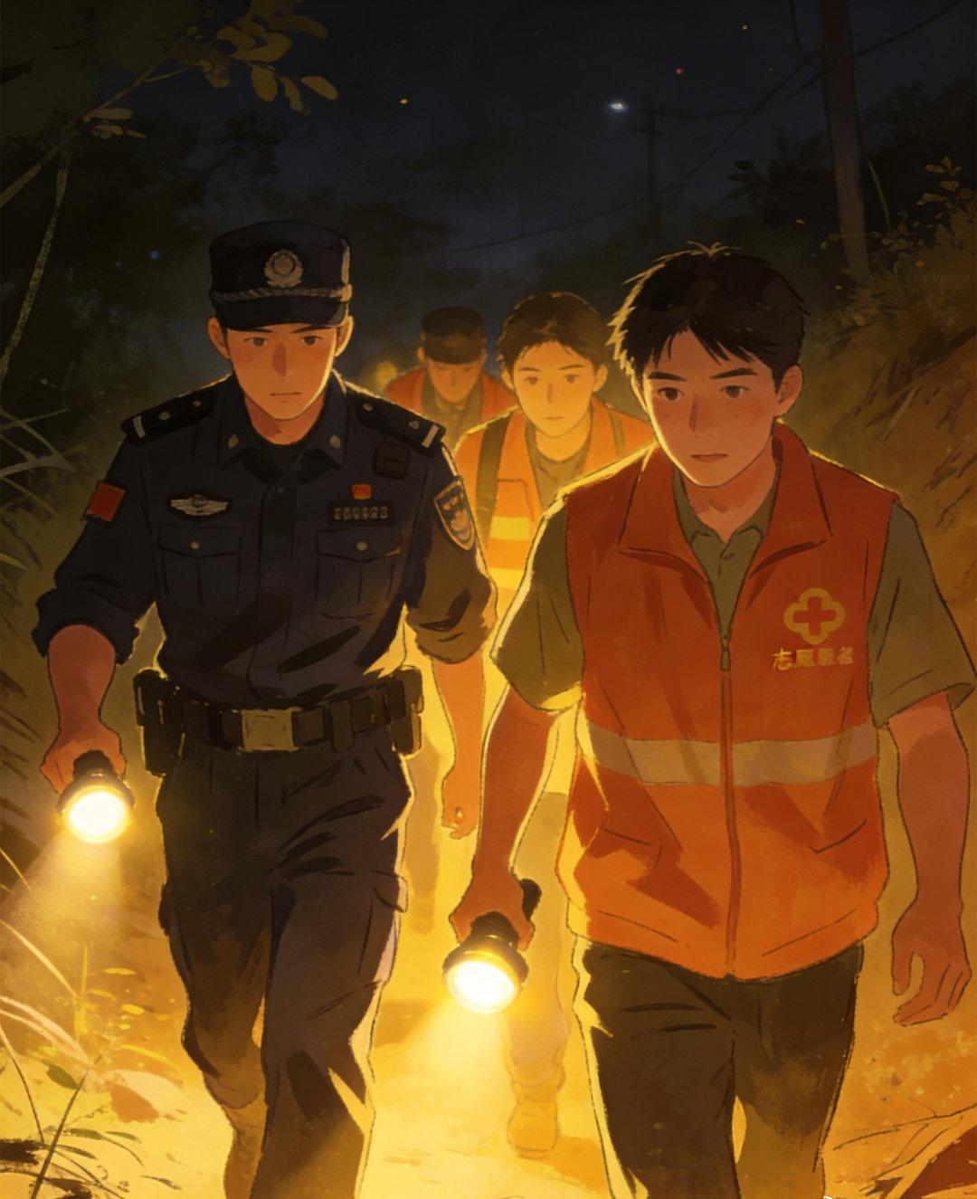 16小时昼夜不停、全城接力，长兴民警与热心市民并肩搜寻，用坚守与爱心照亮回家路，