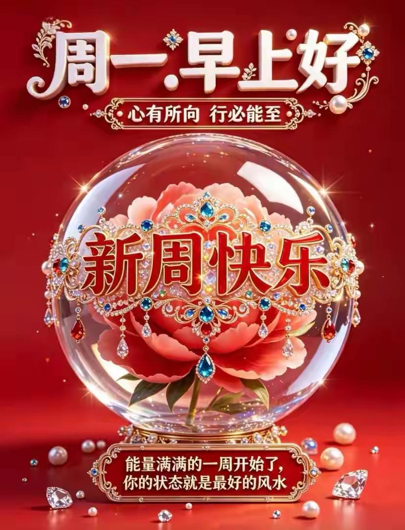 周一早安！新的一周带着晨光如约而至，收好周末的松弛，揣着热忱奔赴日常。认真对待每