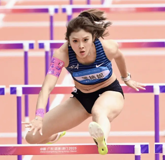 三届全运会皆未夺冠，如何评价吴艳妮本届全运会表现？全运会女子100米栏决赛，广东