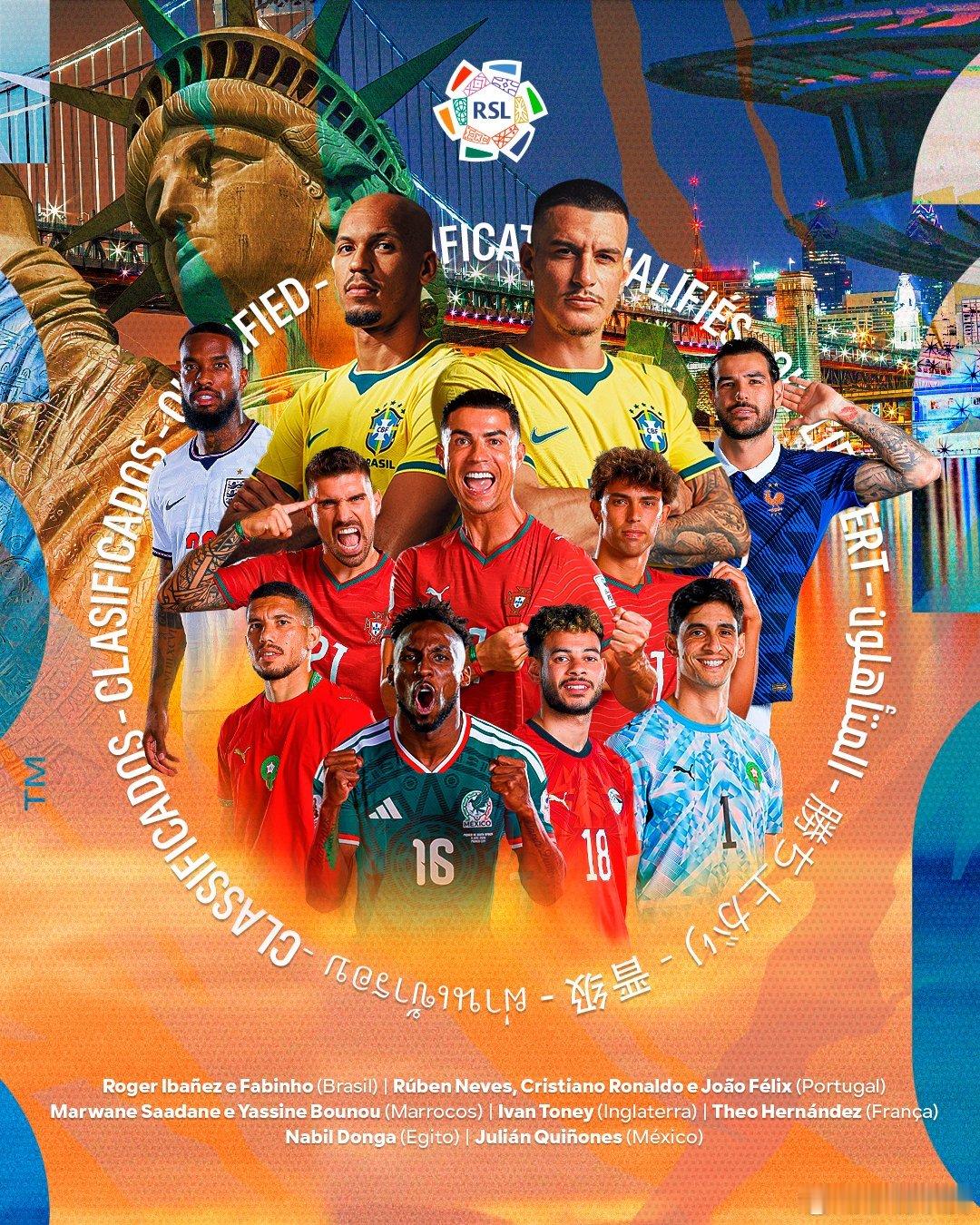 📅沙特联赛球员世界杯1/8决赛赛程：7月5日01:00 加拿大vs摩洛哥🇲?