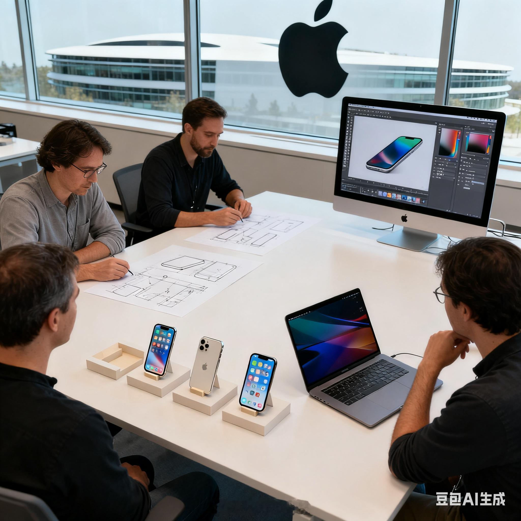 在苹果公司，工业设计与人机界面设计团队（IndustrialDesign&Hum