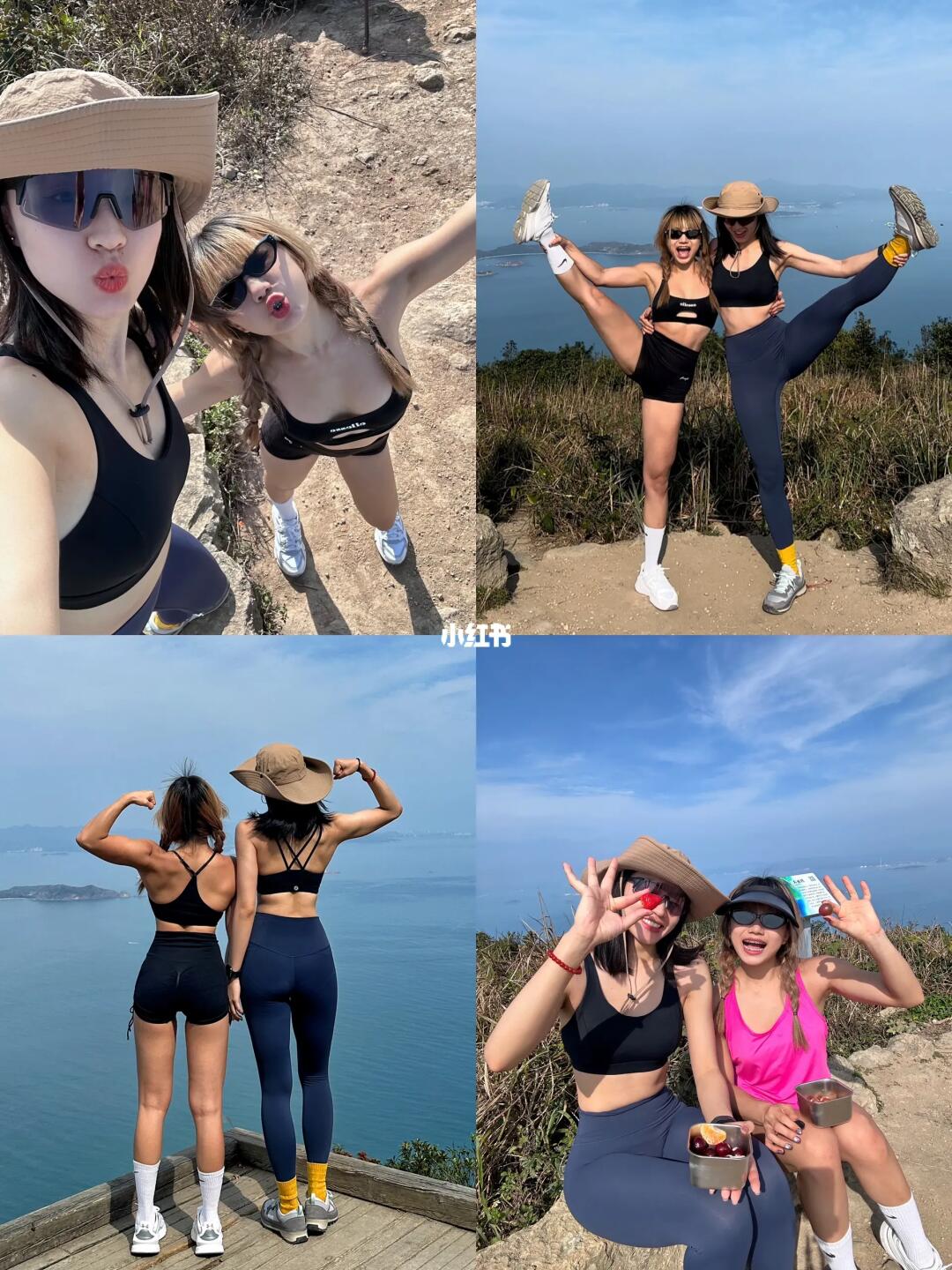 姐妹同行⛰️快乐加倍🥳爬山这样拍太好看啦！！