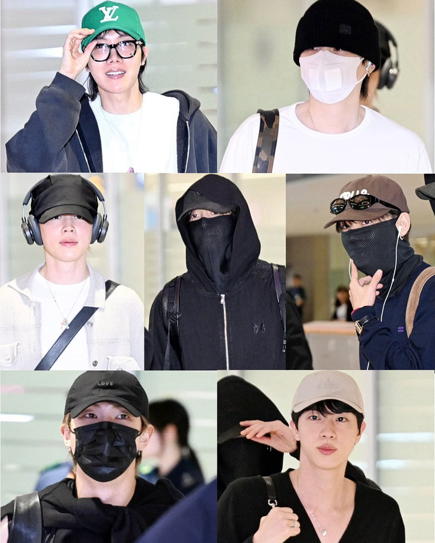 所有成员都回到韩国啦🇰🇷cr.btsdaily77 