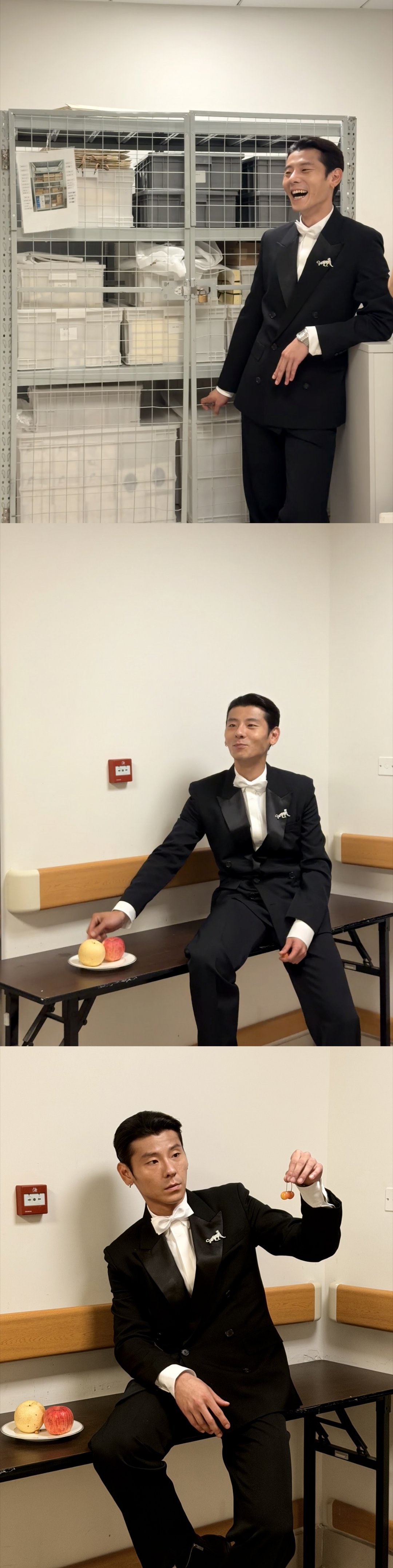 蒋奇明 完全硬帅帅是一种感觉！P6这两张也太有氛围感了怎么会这么适合穿西装啊把头