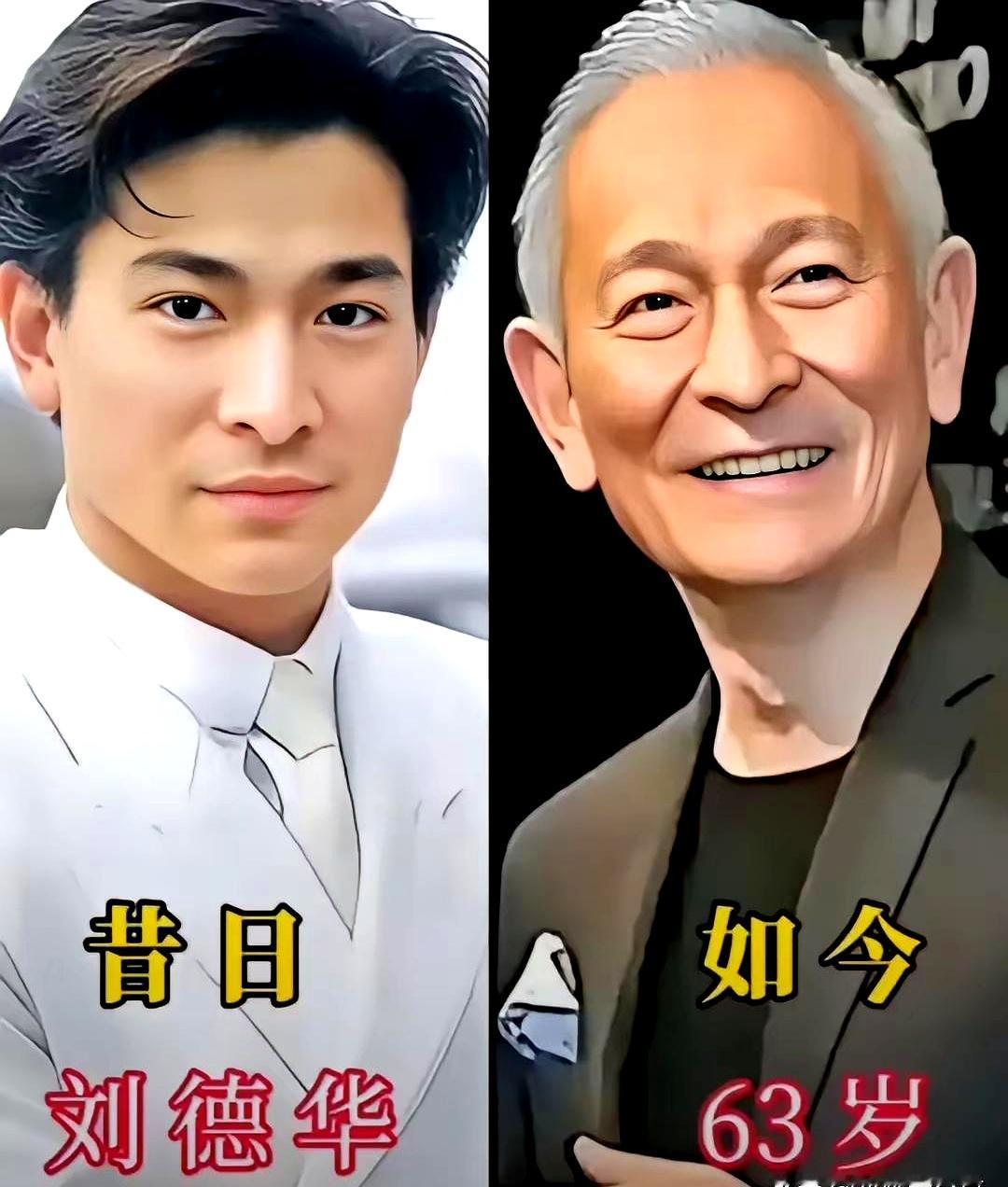 说起香港男明星里谁最抗打，周润发和刘德华真的很难绕过去。
年轻时帅得出圈，到了现