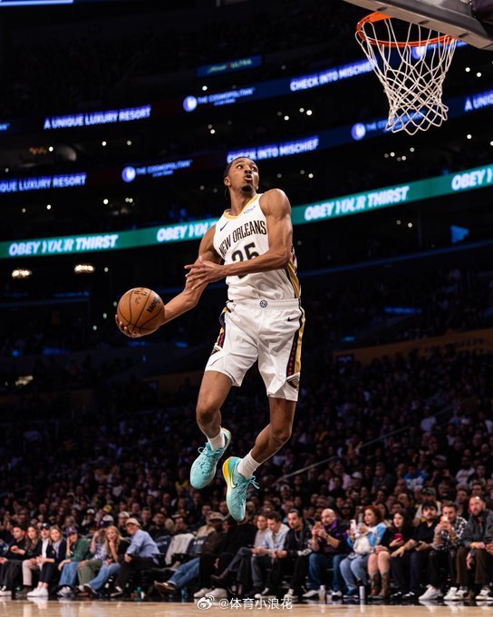 就是现在！新奥尔良鹈鹕 ｜鹈鹕冠顶 ｜鹈鹕vs湖人  cr：新奥尔良鹈鹕 