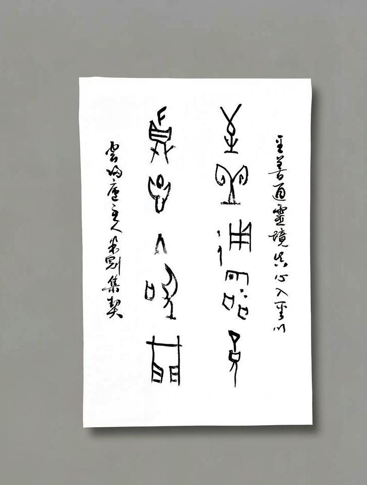 米刚甲骨文作品