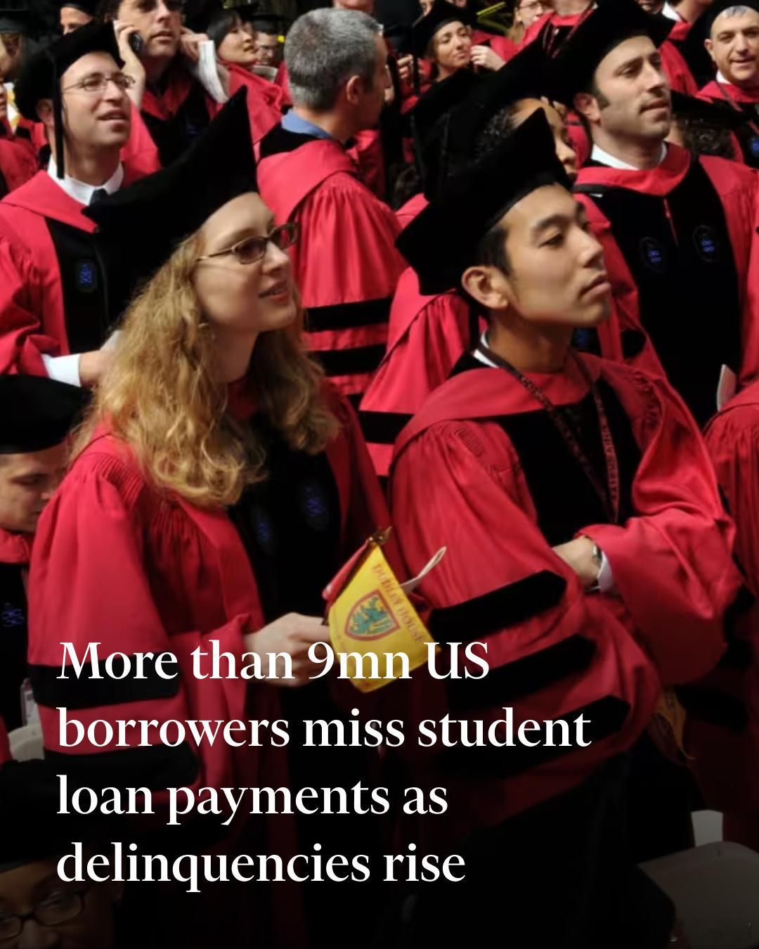 《金融时报》：在美国拜登政府在疫情期间宣布可以延期偿还学生贷款之后，今年已经有超