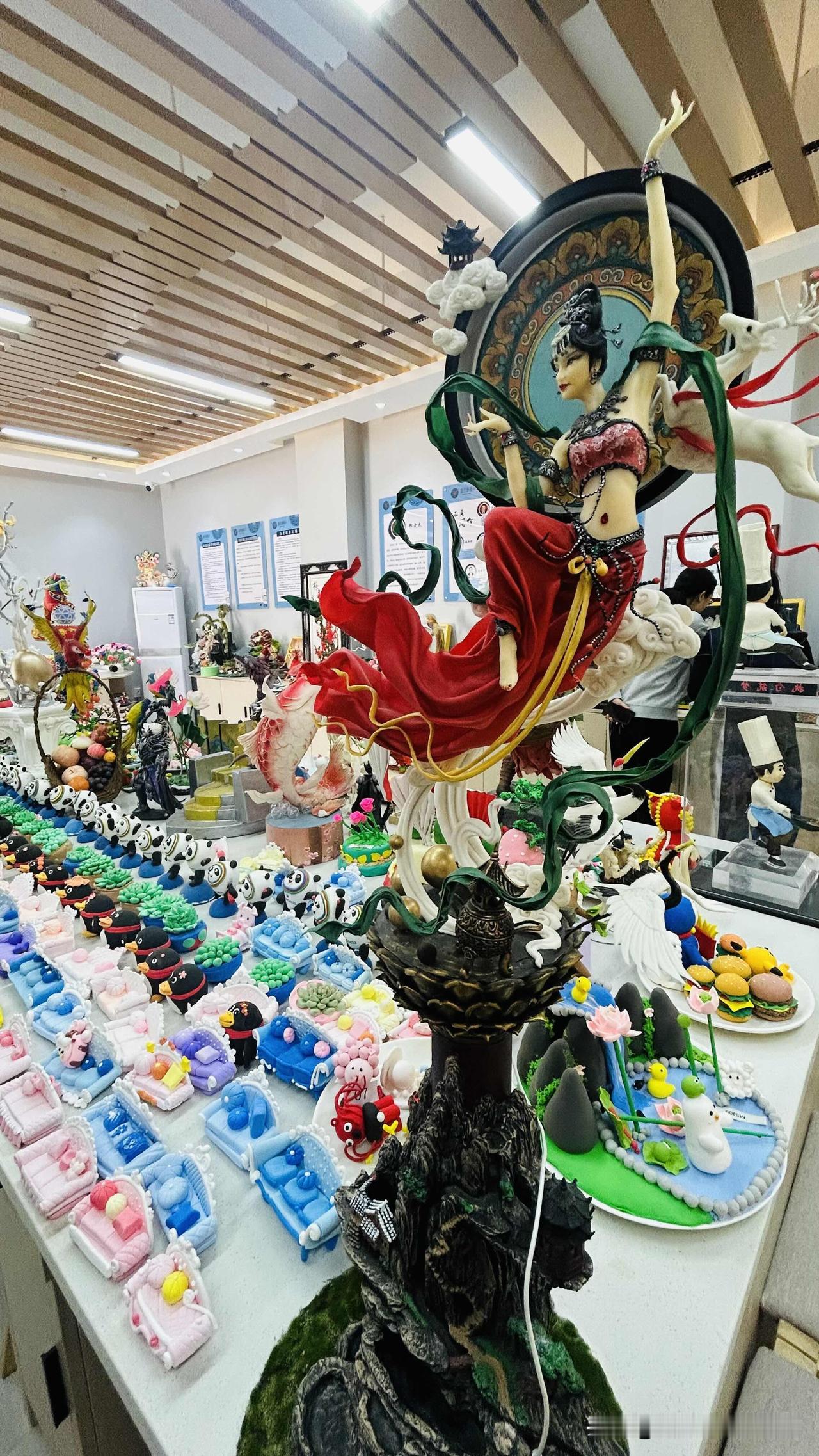 蓝田厨师面塑作品