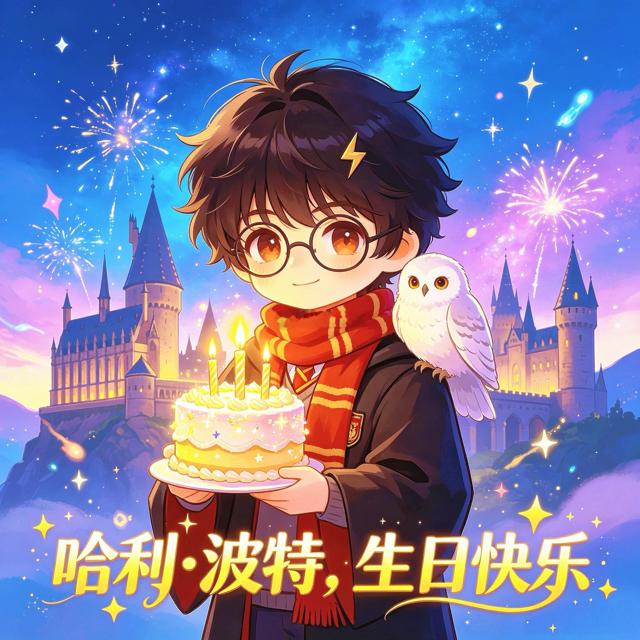 猫头鹰跨越伦敦街巷送来生日请柬📜7月31日，祝哈利•波特™w生日快乐！🎂🎂