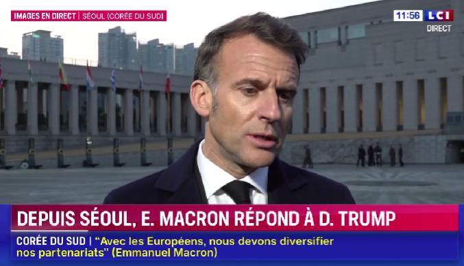 马克龙不忍了：特朗普这样做相当于宣战？

特朗普在全国的电视讲话中，因记恨马克龙