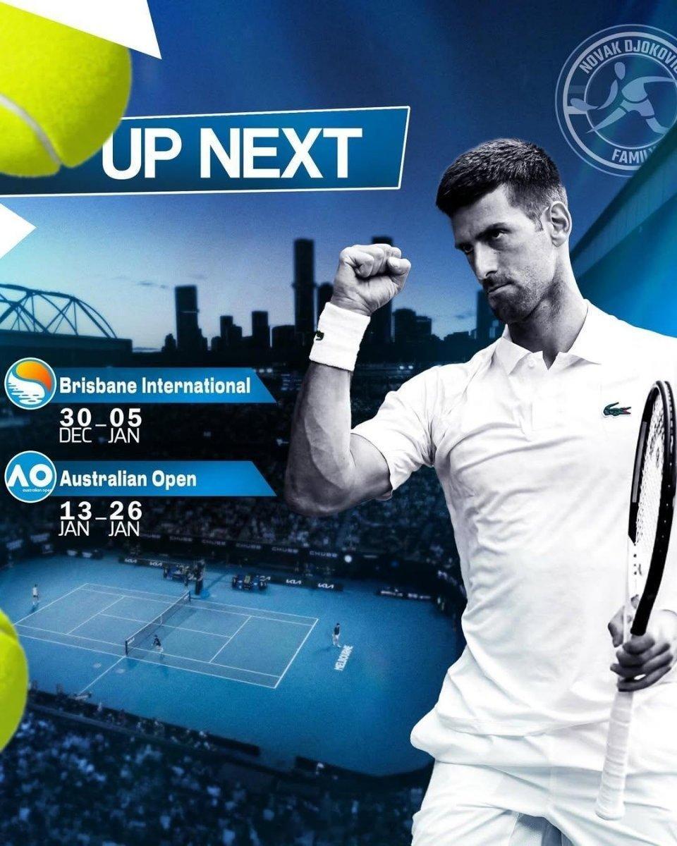 德约科维奇[超话]  德约科维奇回到球场🎾Next➡️2025⏳ 