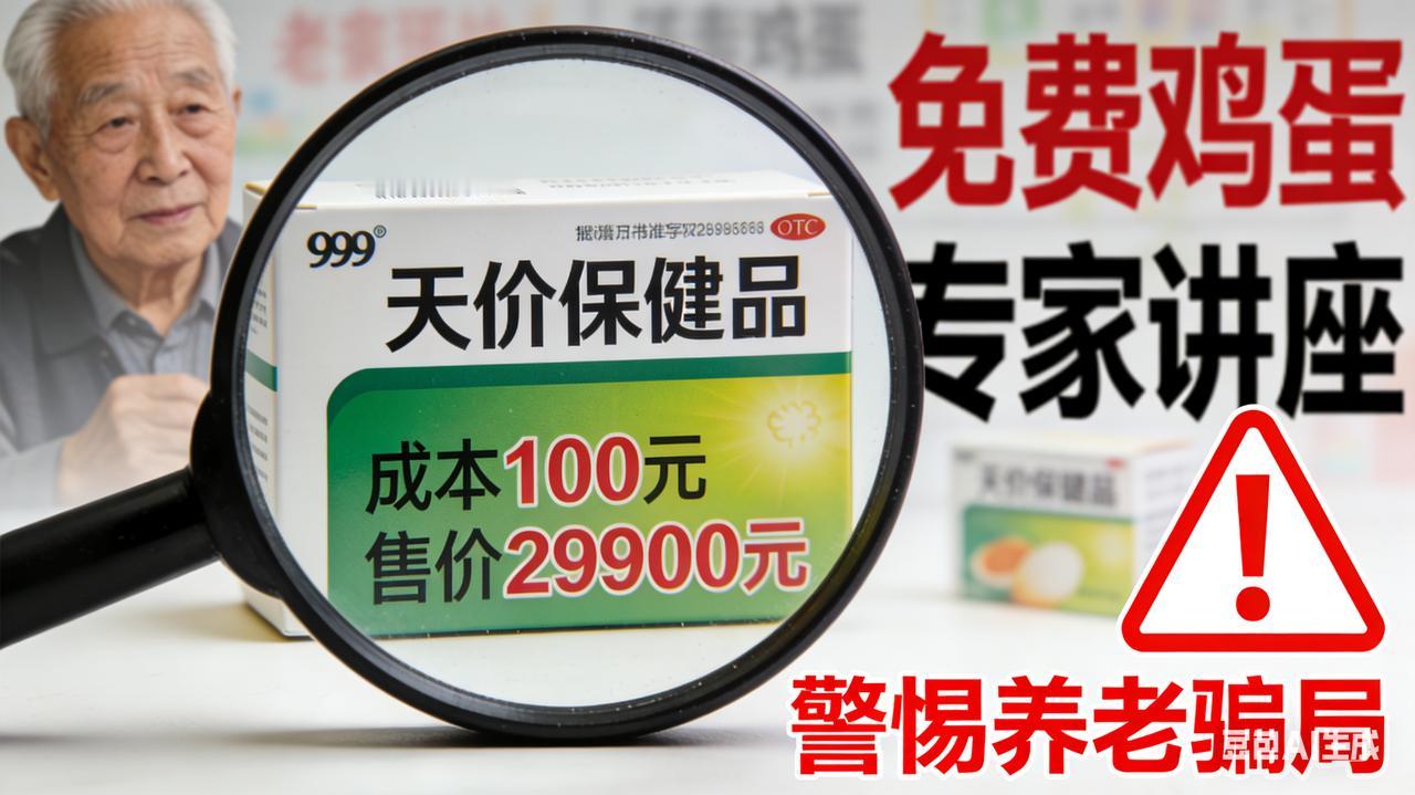 成本100卖29900！3000老人被骗5亿，张大爷的8万养老钱血本无归，子女速