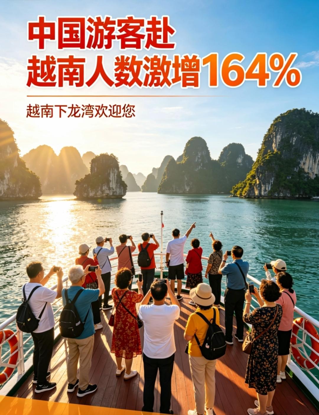 暴涨164%！中国游客强势刷屏越南，硬生生带火一国经济，东南亚文旅最大赢家当属越