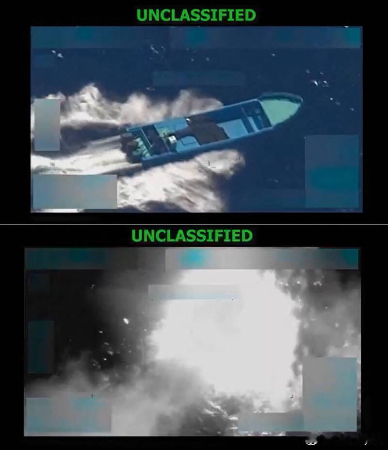 【美军跨入太平洋展开反毒打击 首次出手击中疑似运毒船】海外新鲜事 据法新社22日