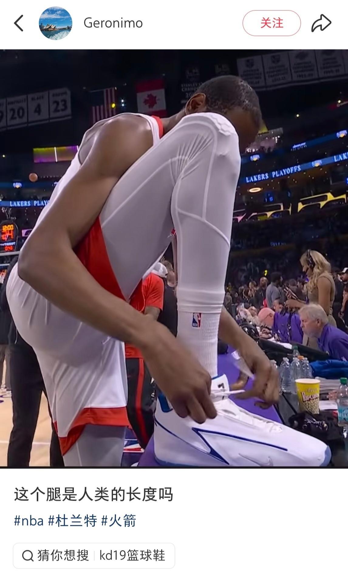 这是人类能有的腿身比吗？！NBA的黑人和超模里的黑人，太多都是顶级天赋怪。 