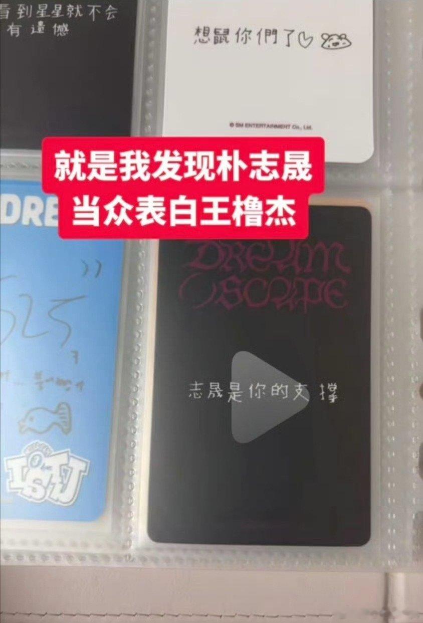 朴志晟表白王橹杰 ​​​