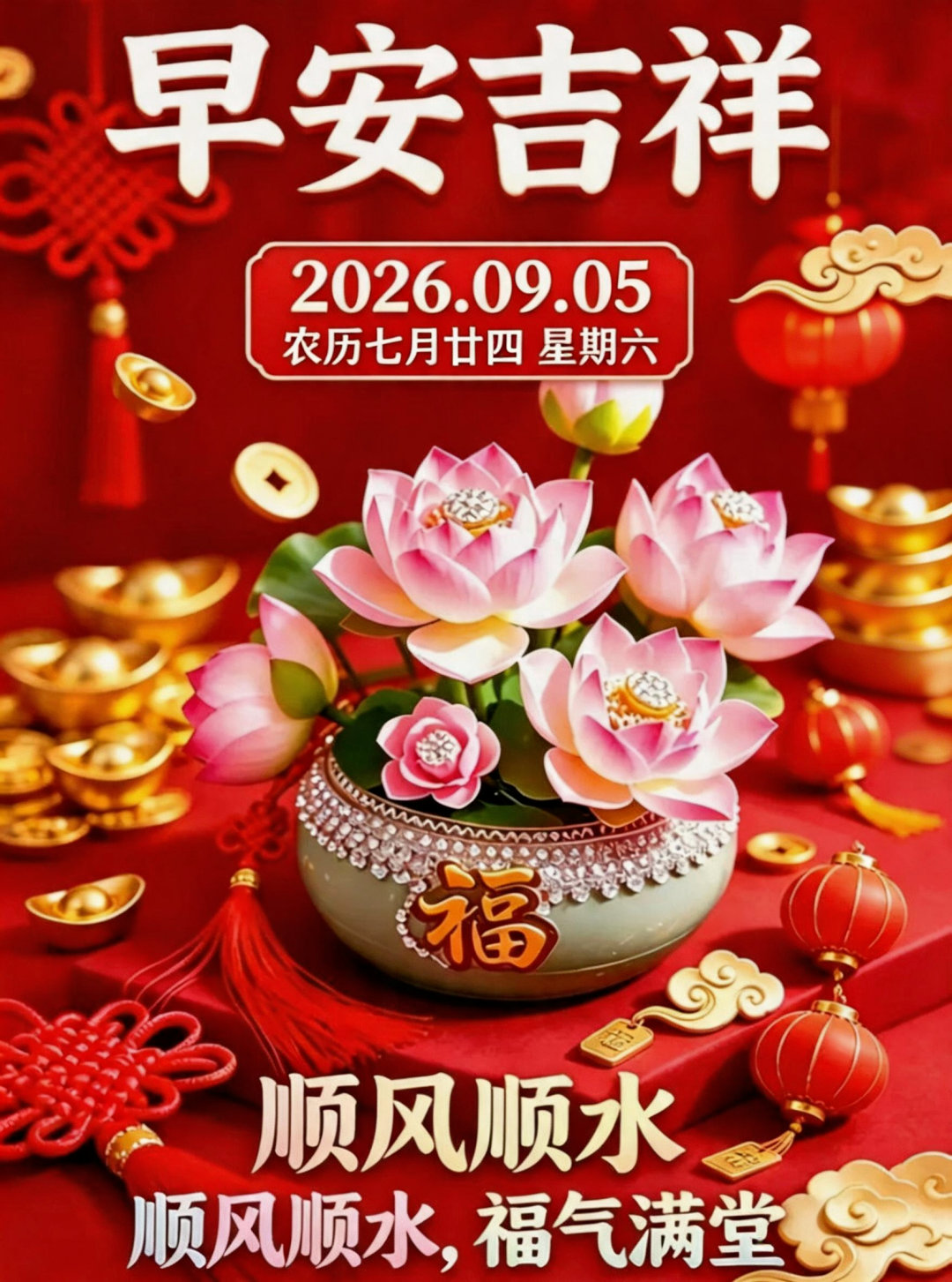 ☀️²⁰²⁶/9.5. 七月廿四🏡🌻周末愉快, 安康喜乐💝🌷交朋友增体面
