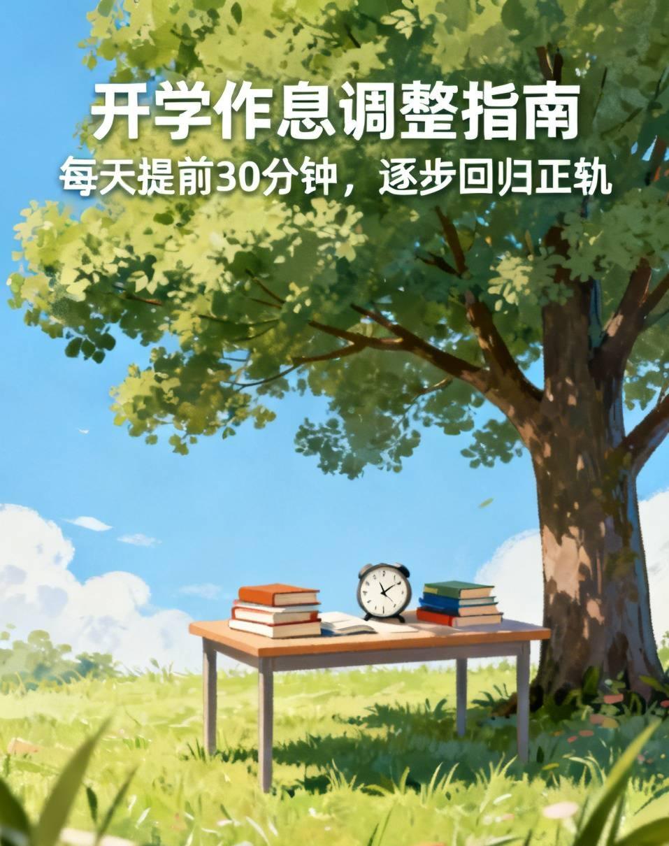 一步到位，也许有些强人所难，慢慢来，每天提前30分钟，或者是一个小时，让他慢慢的